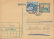 Saargebiet Uprated Postal Stationery Ganzsache Entier Postkarte NEUNKIRCHEN (Saar) 1926 BERLIN (2 Scans) - Entiers Postaux