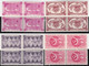 Belgie .   OBP  .  1053/1062  Blokken 4 Zegels (2 Scans)     .     **   .   Postfris  .   /   .   Neuf  SANS Charnière - Unused Stamps