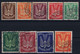 Reich: Mi Nr 210 - 218 Used Obl.  Cancels Fake - Airmail & Zeppelin