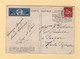 Air France - Carte Postale Affranchissement Reduit - Alger - 1938 - 1960-.... Cartas & Documentos