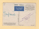 Air France - Carte Postale Affranchissement Reduit - Foire Commerciale D Alger - 1939 - 1960-.... Brieven & Documenten