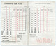 DUNMURRY GOLF CLUB, BELFAST : SCORE CARD - Habillement, Souvenirs & Autres