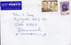 New Zealand AIRPOST Par Avion Label WAIKATO 1995 Cover Denmark Charles Upham V.C. Victoria Cross Stamp - Posta Aerea