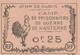 Camp Des Prisonniers De Guerre  Détachement NANTERRE 0,25 Francs; Au Dos Le Comptable Du Camp - Bons & Nécessité