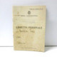 LIBRETTO PERSONALE – REGIA AERONAUTICA - COD.3189-140 M+E+D - Aviation