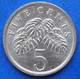 SINGAPORE - 5 Cents 1987 "fruit Salad Plant" KM#50 Independent - Edelweiss Coins - Singapore