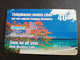 ST MARTIN / OUTREMER TELECOM/ 40FF 80 UNITS TREE ON BEACH   FINE USED CARD    ** 6263 ** - Antillen (Französische)