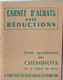 Carnet D'Achats Avec Réductions / Cheminots De La Région De BRIVE/Catala/Malhier /UZERCHE/Corréze//1969           TRA61 - Ferrovie