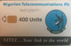 NIGERIA   -   Phonecard  -  Nigerian Telecommunications Ltd - 400 Units  -    Différent N° Série - Nigeria