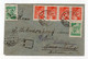 1948. YUGOSLAVIA,SERBIA,KULPIN TO CSR,REGISTERED COVER,RETURNED,LABEL INCONNU - Luftpost