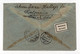 1948. YUGOSLAVIA,SERBIA,KULPIN TO CSR,REGISTERED COVER,RETURNED,LABEL INCONNU - Airmail