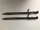 LOT DE 2 BAÏONNETTES ALLEMANDES 14/18 MAUSER - Messen