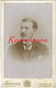 1892 CDV Portrait Carte De Visite Ancienne Photo Old Oude Foto Photographe Fabronius Bruxelles Homme Moustache Man Snor - Non Classés