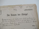 Dokument DR 1909 Anerkenntnisurteil / Gerichtsurteil "Im Name Des Königs!" Preussisches Amtsgericht - Decretos & Leyes