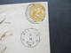 AD Thurn Und Taxis GA Umschlag 2 Kreuzer Stempel K1 Bingen Nach Rüdesheim Mit Ank. Stempel - Covers & Documents