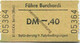 Deutschland - Fähre Burchardi Berlin - Fahrkarte DM -.40 - Europe