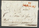 Messidor An 5 Lettre MARQUE 71 LA FLÈCHE Rouge  SARTHE(71) H2597 - 1801-1848: Précurseurs XIX