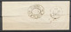 1831 Lettre Marque P36P TOURS 25x11mm  INDRE ET LOIRE (36) H2606 - 1801-1848: Vorläufer XIX