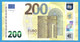 200 EURO FRANCE DRAGHI UA-U003 UNC-FDS (D110) - 200 Euro