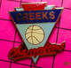 1121 Pin's Pins / Beau Et Rare / THÈME : SPORTS / BALLON DE BASKET CREEKS CHAMPIONS Grand Pin's - Basketball