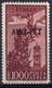 AMG-FTT 1948 - POSTA AEREA L. 1000 CON SOPRASTAMPA SU UNA RIGA D. 14 X 13¼ - NUOVO MNH ** - SASSONE A26A - Luchtpost