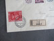 Böhmen Und Mähren 1941 Rotes Kreuz Nr.62 / 63 Zf 4er Block Einschreiben Prag MiF DR Nr.763 Deutsche Dienstpost BuM - Covers & Documents