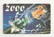 Calendrier, 2000 , Taxi-Transport MUNO Fabrice ,08 , MOUZON, Ardennes  2 Scans - Petit Format : 1991-00