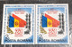 Stamps Errors Romania 1989, Mi 4544 Printed With Line "a" Pair  Mnh - Plaatfouten En Curiosa