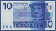 NETHERLANDS  - P.91b – 10 Gulden 25.04.1968  XF/AU Serie 4487840370 - 10 Gulden
