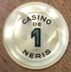 03 NÉRIS-LES-BAINS CASINO JETON DE 1 FRANC N° 01839 CHIP COINS TOKENS GAMING - Casino