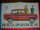 NSU-Prinz 4,automobile Brochure,catalog,car Instruction,Benz Shop Drivers Guide,dim.29.5x19.5 Cm,old Timer Advertising - Matériel Et Accessoires