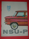 NSU-Prinz 4,automobile Brochure,catalog,car Instruction,Benz Shop Drivers Guide,dim.29.5x19.5 Cm,old Timer Advertising - Matériel Et Accessoires