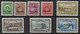 CANADA 1949 OFFICIALS SET TO 20c + 7c AIR SG O162/O168, O171 MOUNTED MINT Cat £102+ - Overprinted