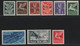 Repubblica Sociale GNR 1944 Posta Aerea Serie Completa Sass. 117/125 MNH** Certificato Cv 6900 - Luftpost