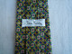 Cravate John Fields Soie Style Baroque Vert Bleu Jaune . - Ties