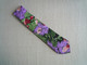 Cravate Fleurie Baies Fleurs Violet. - Ties