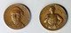 Old Bronze Medal The Hall Of Fame For Great Americans New York University Edwin Booth Shakespeare American Actor 1970 US - Andere & Zonder Classificatie