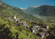 Ausserberg, Blick Ins Rhonetal Mit Visp; Postauto - Ausserberg