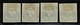 Portugal, 1905, # 14, 15, 17, 18, Reimpressão, MNG - Unused Stamps