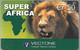 CARTE-PREPAYEE-7.5€-VECTONE-SUPER AFRICA-LION-25/12/2004-Gratté-TBE-RARE - Dschungel