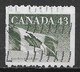 Canada 1992. Scott #1395 (U) Flag - Coil Stamps