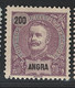 Portugal Angra Azores 1897 "D Carlos I" Condition MH OG #24 - Angra