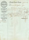 Médaillon N°6 Margé Sur LAC Obl. P64 çàd JEMEPPE(1853)entête SOC. CHARBONNIERE De MARIHAYE FLEMALLE-GRANDE>LIEGE - 1851-1857 Medallions (6/8)