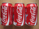 COCA COLA SOCHI 2014 OLYMPIC GAMES Set 3 Cans 330ml Empty Bottom Lithuania LV EE. - Latas