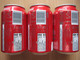 COCA COLA SOCHI 2014 OLYMPIC GAMES Set 3 Cans 330ml Empty Bottom Lithuania LV EE. - Latas