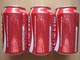 COCA COLA SOCHI 2014 OLYMPIC GAMES Set 3 Cans 330ml Empty Bottom Lithuania LV EE. - Blikken