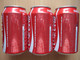 COCA COLA SOCHI 2014 OLYMPIC GAMES Set 3 Cans 330ml Empty Bottom Lithuania LV EE. - Latas