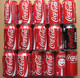 COCA COLA Lot 16 Cans 330 / 200ml Different Top Empty From Lithuania LV EE 2014-2021's - Dosen