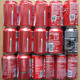 COCA COLA Lot 16 Cans 330 / 200ml Different Top Empty From Lithuania LV EE 2014-2021's - Cans