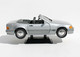 MERCEDES BENZ 500SL - 1989 - SUR SOCLE - ECH:1/18  VOITURE RÉDUIT CABRIOLET GRIS      (0507.11) - Burago